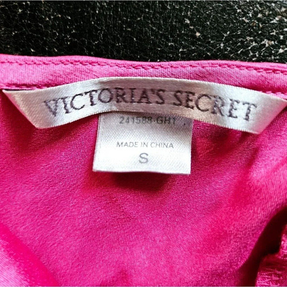 Victoria's Secret Pink Satin  Slip Dress Nightgown - Picture 4 of 4
